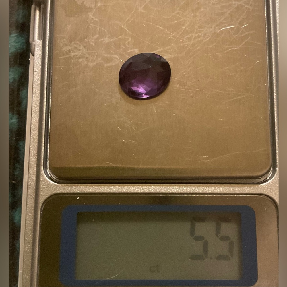 Natural Unheated Purple Sapphire 5.5 ct